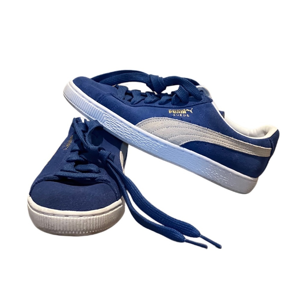 Puma Blue and White Women's Sneakers size 9(mens 71/2-8) - Picture 3 of 10